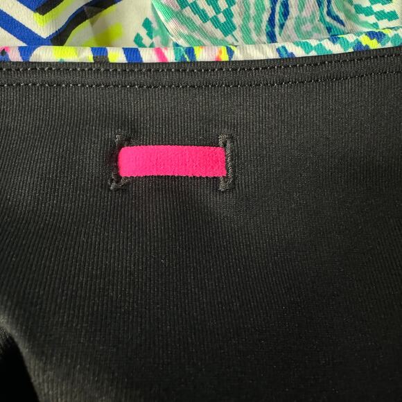 Victoria's Secret VSX Sport Large Knockout Crop Leggings Geometric H-Rise Pocket - Picture 5 of 5